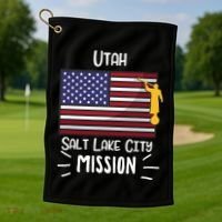 Utah Salt Lake City Mormon Lds Mission Missionary Golf Towel thumb 1