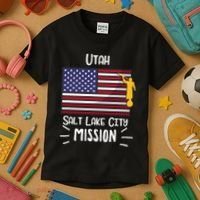Utah Salt Lake City Mormon Lds Mission Missionary Kids T-Shirt thumb 3