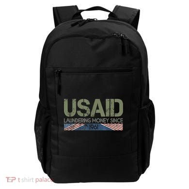 Usaid Satire Laundering Money Since 1961 Backpack