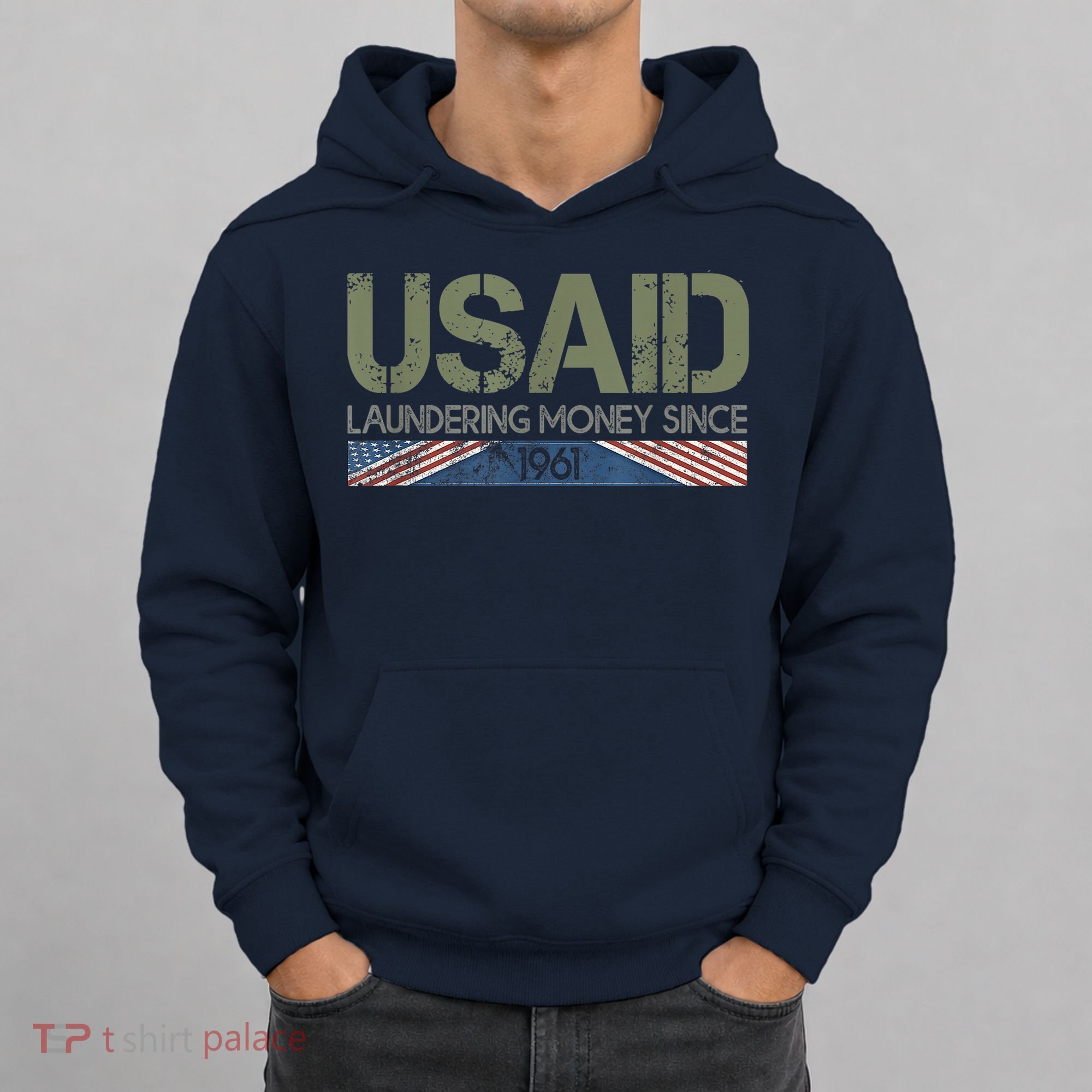 Usaid Satire Laundering Money Since 1961 Hoodie