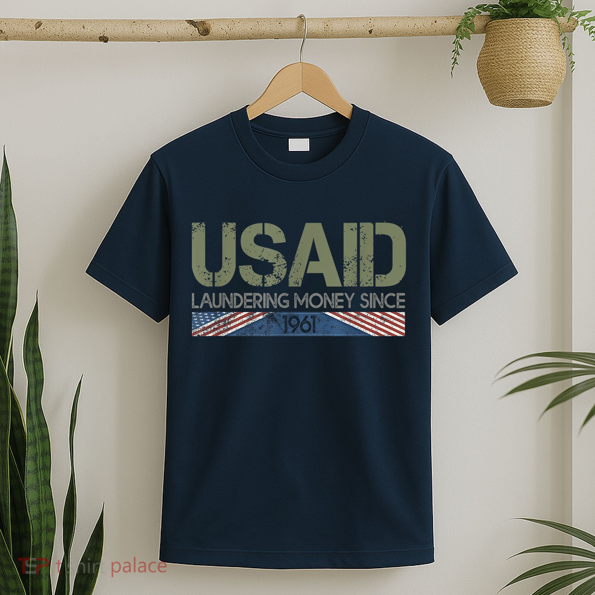 Usaid Satire Laundering Money Since 1961 T-Shirt