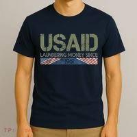 Usaid Satire Laundering Money Since 1961 T-Shirt thumb 3