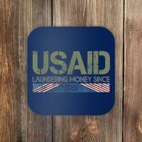 Usaid Satire Laundering Money Since 1961 Coaster thumb 0