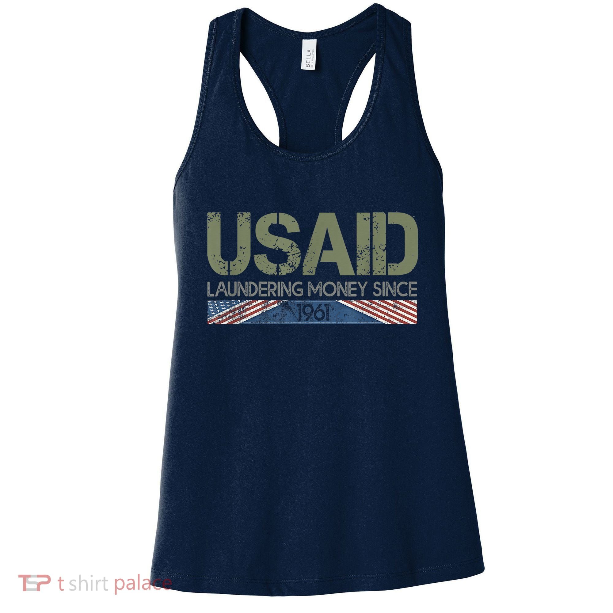 Usaid Satire Laundering Money Since 1961 Women's Tank Top