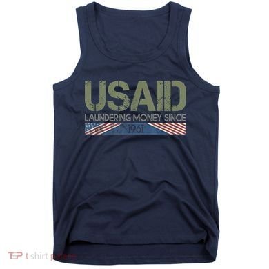 Usaid Satire Laundering Money Since 1961 Tank Top