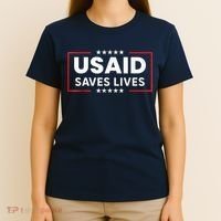 Usaid Saves Lives Us Agency International Developt T-Shirt thumb 4