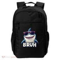 Unny Shark Meme Bruh Teenager Humor Backpack thumb 0
