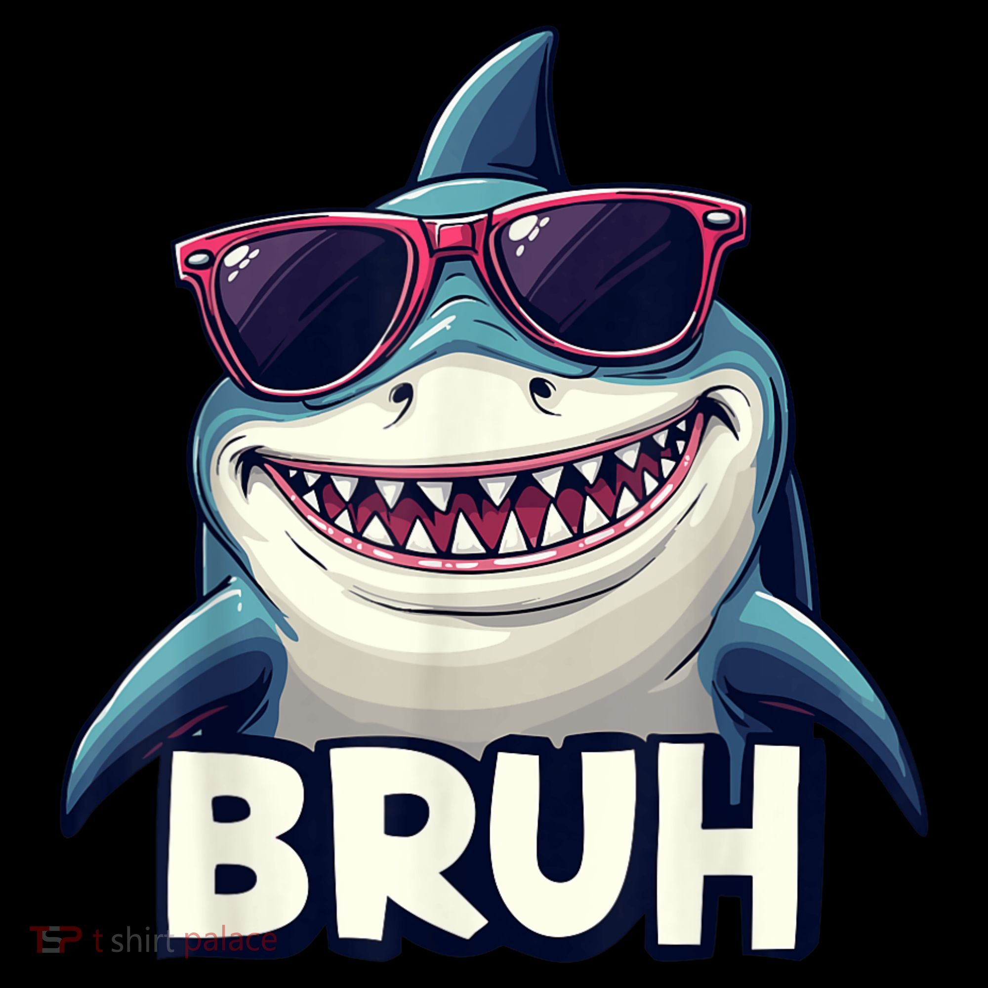Unny Shark Meme Bruh Teenager Humor Coffee Mug