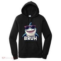 Unny Shark Meme Bruh Teenager Humor Women's Hoodie thumb 0