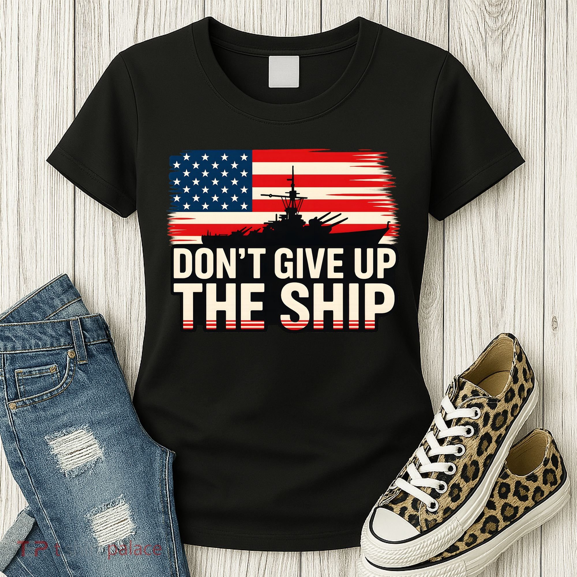 United States Navy Don't Give A Ship Women's T-Shirt