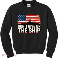 United States Navy Don't Give A Ship Kids Sweatshirt thumb 0
