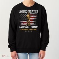 U S National Guard Always Ready Always There Army Gift Women's Sweatshirt thumb 0
