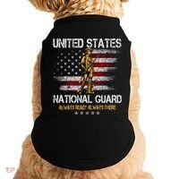 U S National Guard Always Ready Always There Army Gift Doggie Tank thumb 0