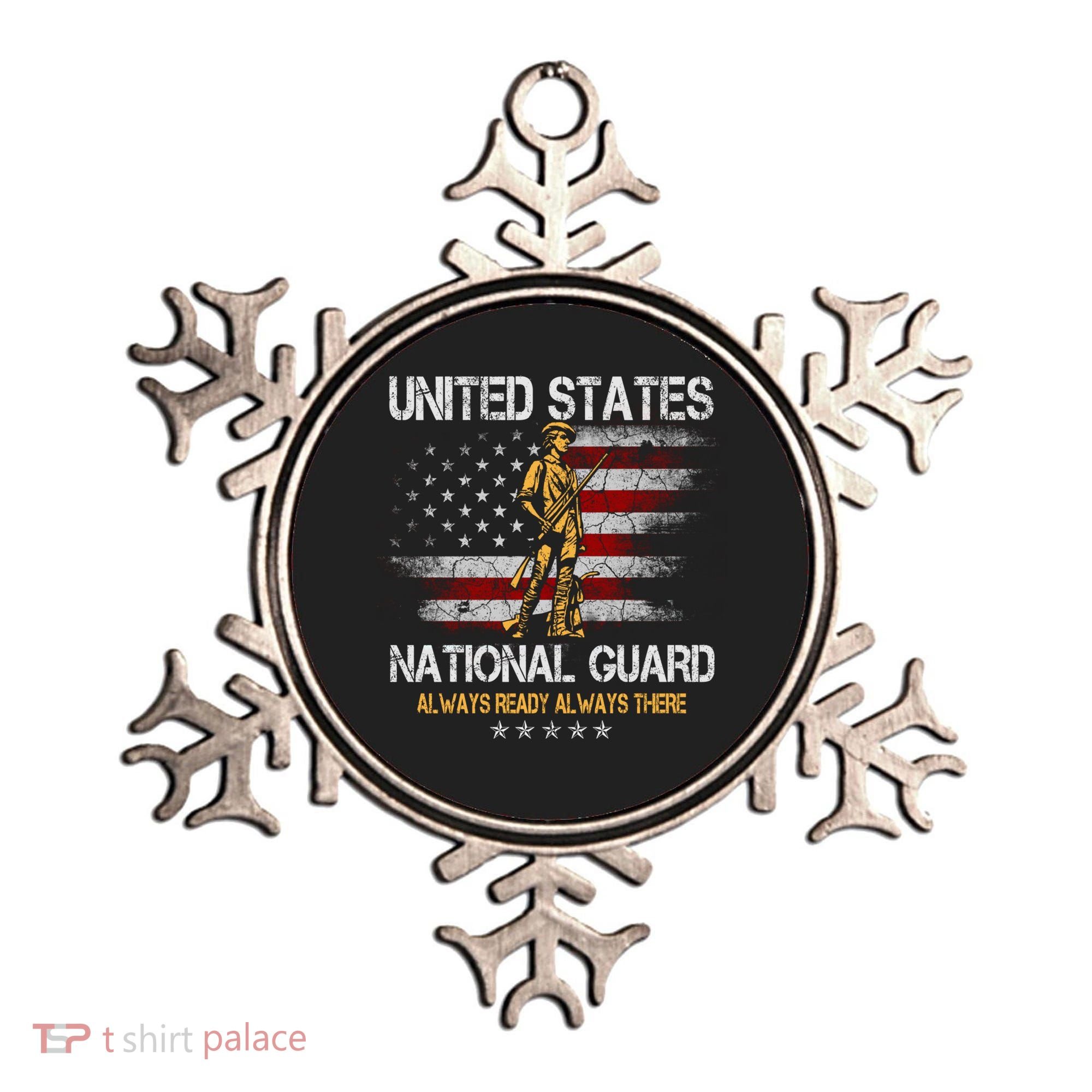 U S National Guard Always Ready Always There Army Gift Ornament