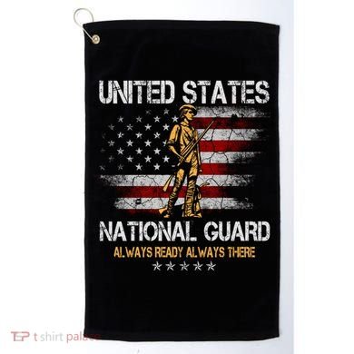 U S National Guard Always Ready Always There Army Gift Golf Towel