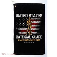 U S National Guard Always Ready Always There Army Gift Golf Towel thumb 0