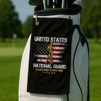 U S National Guard Always Ready Always There Army Gift Golf Towel thumb 2