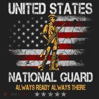U S National Guard Always Ready Always There Army Gift Golf Towel thumb 3