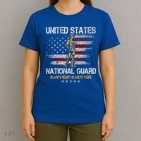 U S National Guard Always Ready Always There Army Gift T-Shirt thumb 4