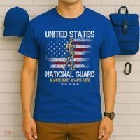 U S National Guard Always Ready Always There Army Gift T-Shirt thumb 6