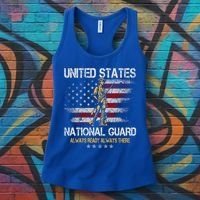 U S National Guard Always Ready Always There Army Gift Women's Tank Top thumb 3