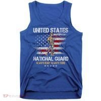 U S National Guard Always Ready Always There Army Gift Tank Top thumb 0