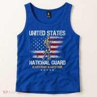 U S National Guard Always Ready Always There Army Gift Tank Top thumb 2
