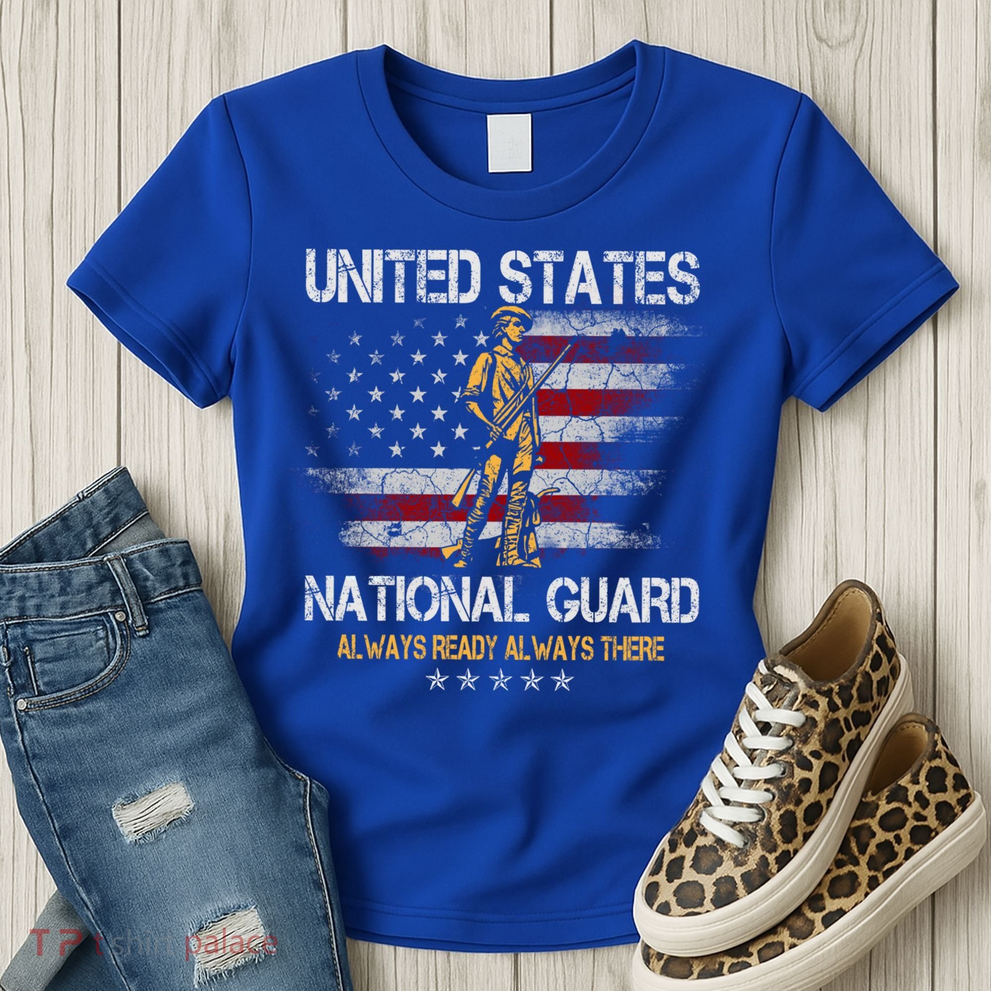 U S National Guard Always Ready Always There Army Gift Women's T-Shirt
