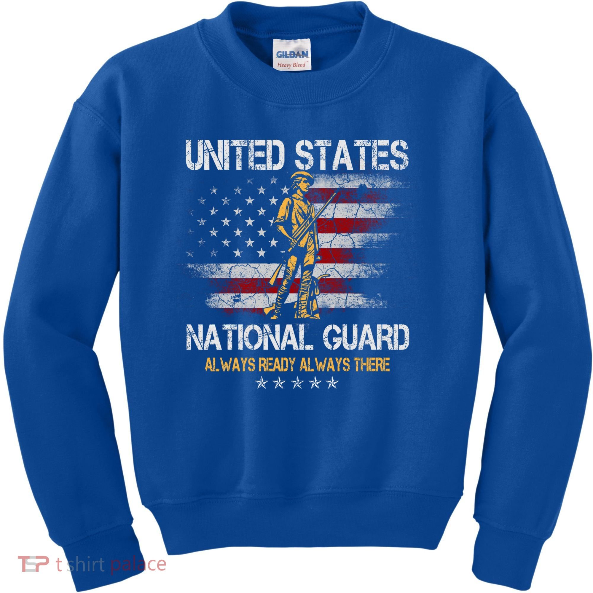 U S National Guard Always Ready Always There Army Gift Kids Sweatshirt