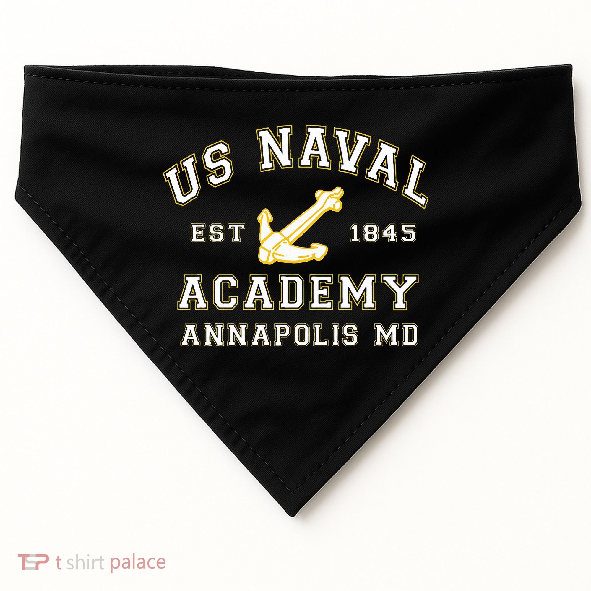 United States Naval Academy Annapolis Md By Rangers USA-Made Doggie Bandana