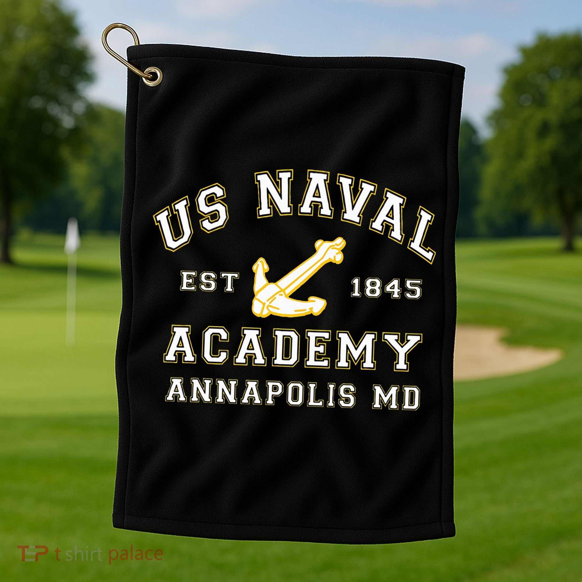 United States Naval Academy Annapolis Md By Rangers Golf Towel