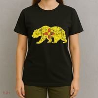 Usa State New Mexico Flag Bear Red Zia Sun Symbol T-Shirt thumb 4