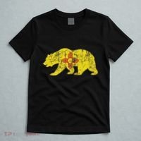 Usa State New Mexico Flag Bear Red Zia Sun Symbol T-Shirt thumb 5