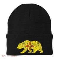 Usa State New Mexico Flag Bear Red Zia Sun Symbol Beanie thumb 0