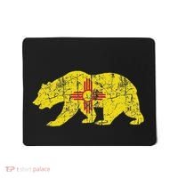 Usa State New Mexico Flag Bear Red Zia Sun Symbol Mousepad thumb 0