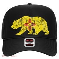 Usa State New Mexico Flag Bear Red Zia Sun Symbol Hat thumb 0