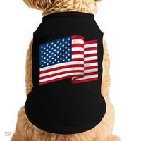 United States Of America Flag Waving Doggie Tank thumb 0