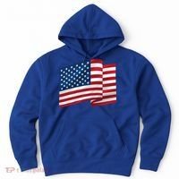 United States Of America Flag Waving Hoodie thumb 0
