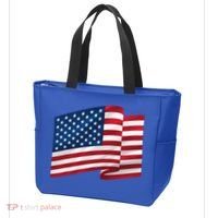 United States Of America Flag Waving Tote Bag thumb 3