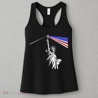 Usa Statue Of Liberty 4th Of July Novelty Funny Patriotic Women's Tank Top thumb 3