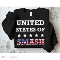 United States Of Smash All Might Anime Sweatshirt thumb 2