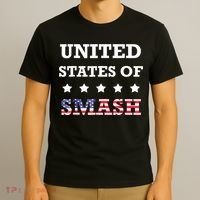 United States Of Smash All Might Anime T-Shirt thumb 3