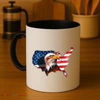 United States Of America Bald Eagle Coffee Mug thumb 4