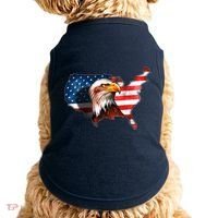 United States Of America Bald Eagle Doggie Tank thumb 0