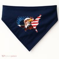 United States Of America Bald Eagle USA-Made Doggie Bandana thumb 0