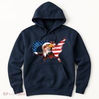 United States Of America Bald Eagle Hoodie thumb 0