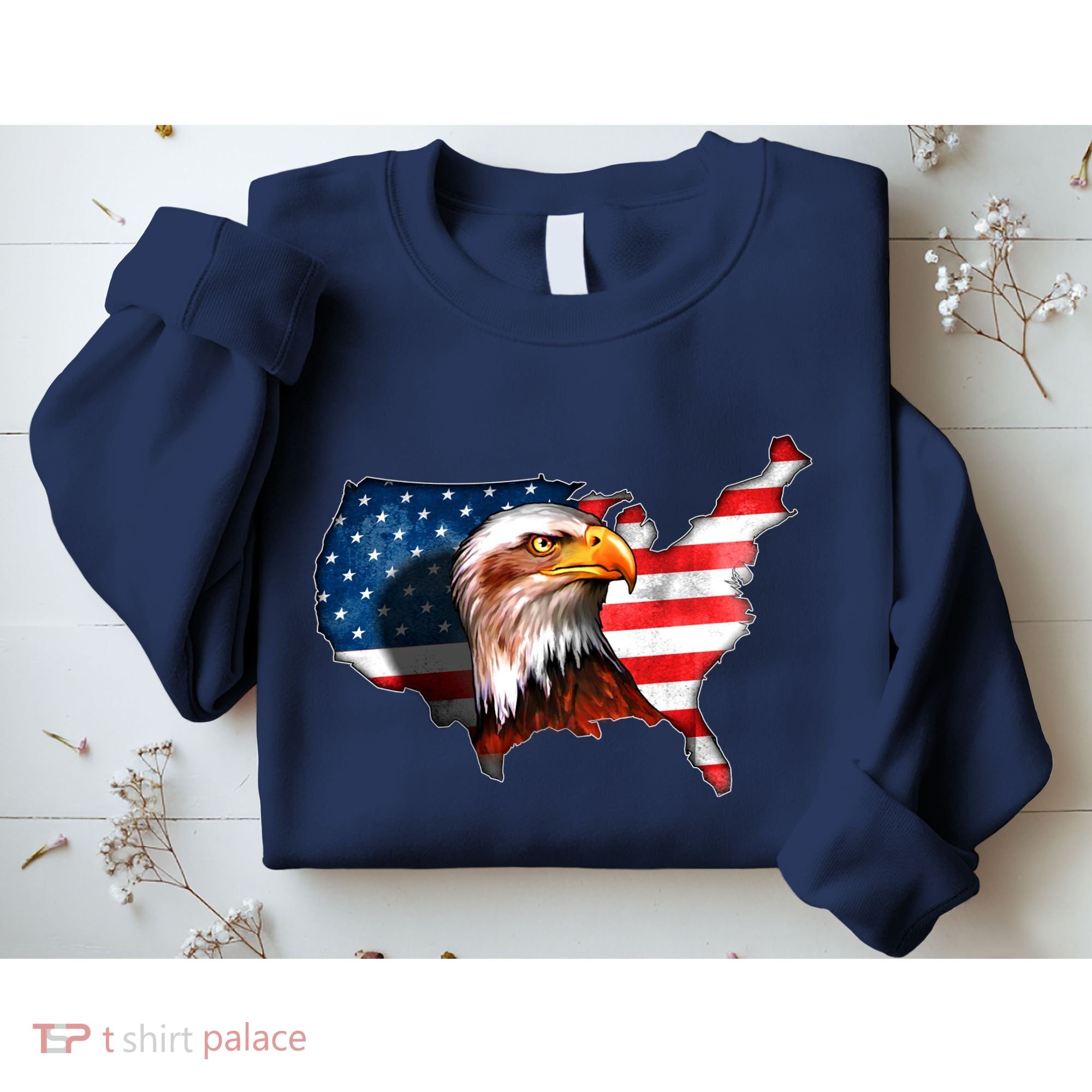 United States Of America Bald Eagle Sweatshirt