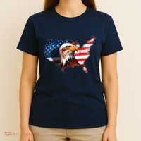 United States Of America Bald Eagle T-Shirt thumb 4