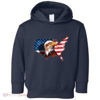 United States Of America Bald Eagle Toddler Hoodie thumb 0