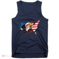 United States Of America Bald Eagle Tank Top thumb 0